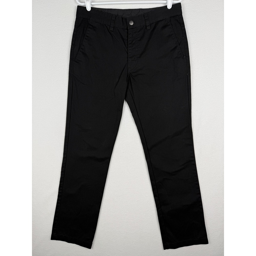 Volcom Frickin Modern Stretch Chino Pants Mens 31x30 Black Casual
